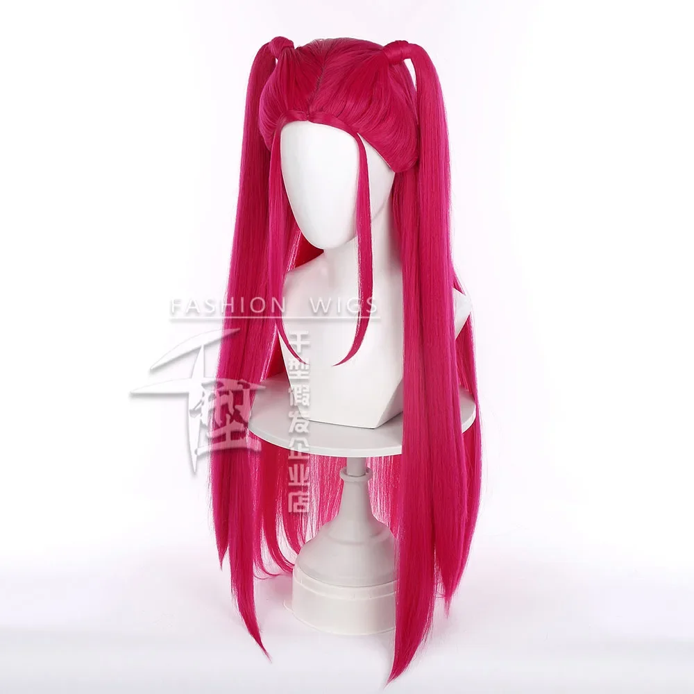 2025 halloween mira cosplay perruques femmes halloween espetáculo chasseurs de démons cosplay perruque 75 cm résistant à la