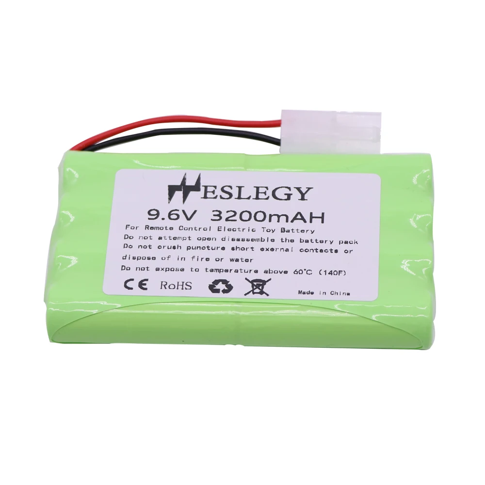 9.6V 3200mah NiMH Batteria H Modello Per Il giocattolo del Rc Auto Serbatoi Treni Robot Barche Pistole parti Ni-Mh AA pacchetto 2400mah 9.6V
