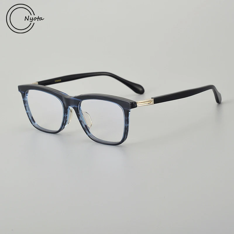 

New KS-201 Square Titanium Acetate Glasses Frame Men Casual Fashion Optical Eyeglasses Myopia Reading Women Eye Glasses