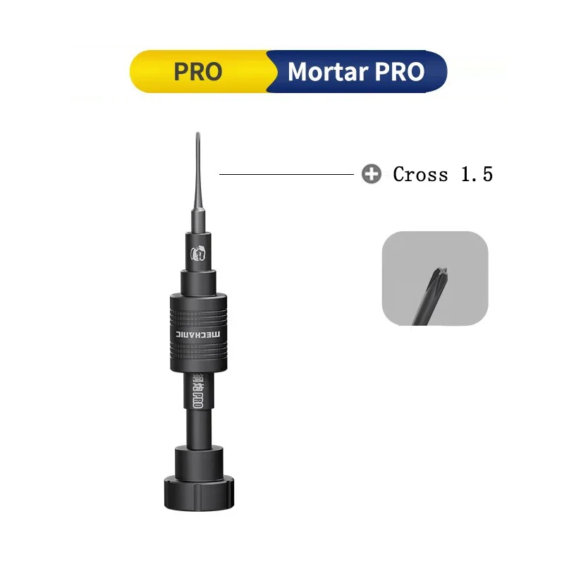 MECHANIC magnetic precision screwdriver Mortar PRO Cross 1.5 1.2 Penta 0.8 Triangle 0.6 Suitable for iPhone repair tools