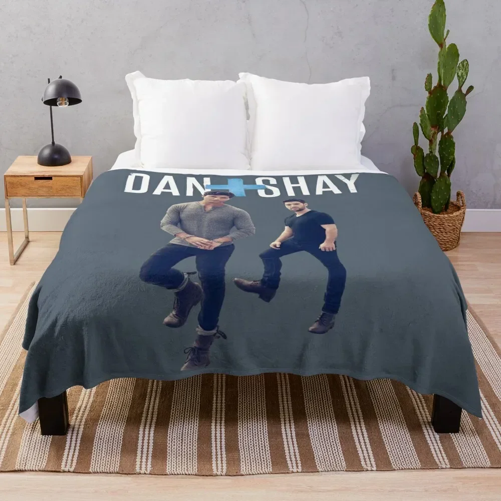 Dan+Shay Youth Teenager Throw Blanket For Sofa Thin Luxury Brand Personalized Gift blankets ands Blankets