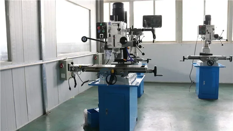 Small Drilling and Milling Machine ZAY7045FG Desktop Vertical Strong Rigidity, Cutting Force, Positioning Accuracy