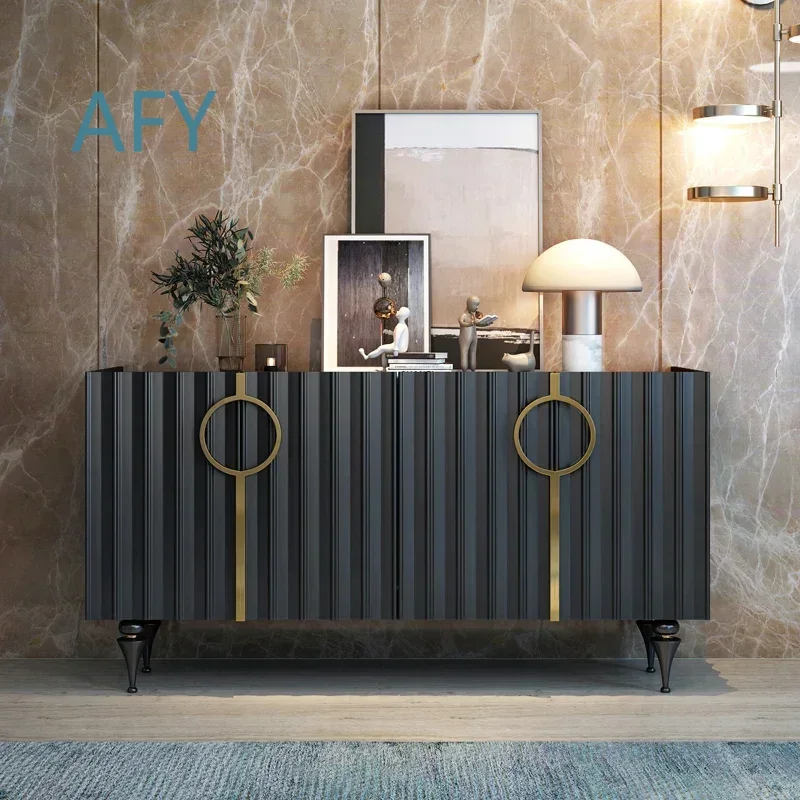 High Quality Large Storage Display Cabinet with Drawers for Living Room Modern Dining Cupboard High Hallway Furniture