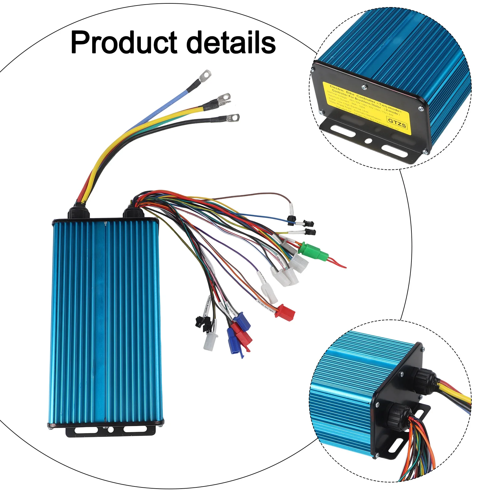 

Мотор-концентратор контроллера 24 мес. 1 шт. 225*118*68 мм 3000 Вт 48 В-84 В аксессуары автоматические идентификационные детали для улицы