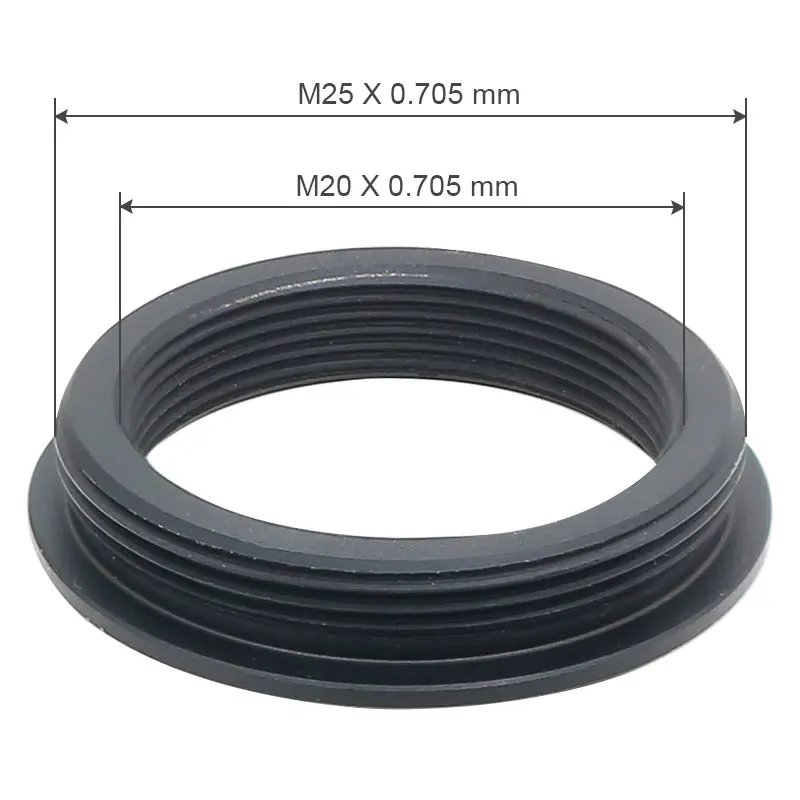 CS-C C-RMS Adapter Ring Objective Lens Adapter RMS to C CS Thread C-Mount for Industrial USB CCD Camera