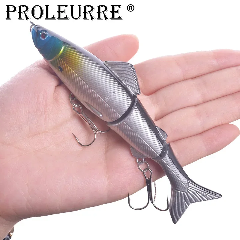 1 Pc Multi Jointed Hard Bait 12.5cm 18g Fishing Lure Lifelike Joint Bait Wobblers Sinking Swimbait Fishing Lure Crankbait