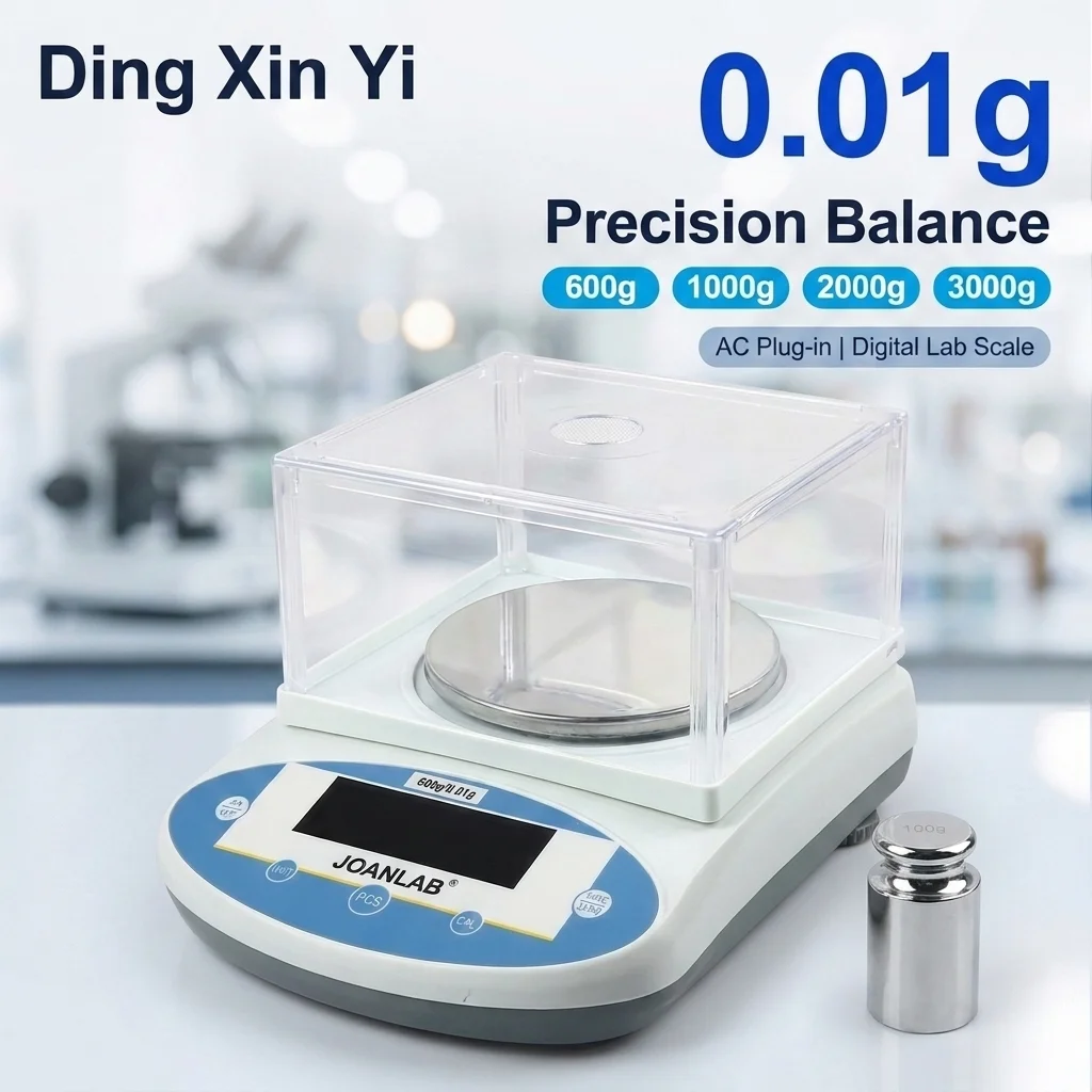 DXY 0.01g Precision Balance 600g 1000g 2000g 3000g Digital Lab Scale AC Plug-in Analytical Electronic Scale