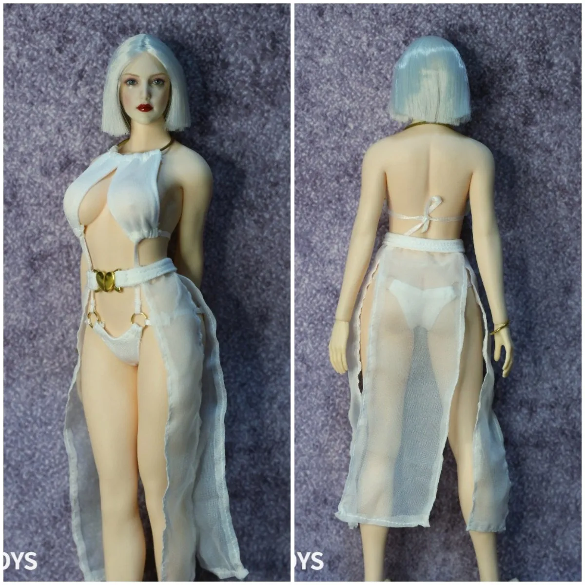 1/6 scale female dolls clothes Evening Dress Set fit 12'' TBLeague JIAOU DOLL action figure