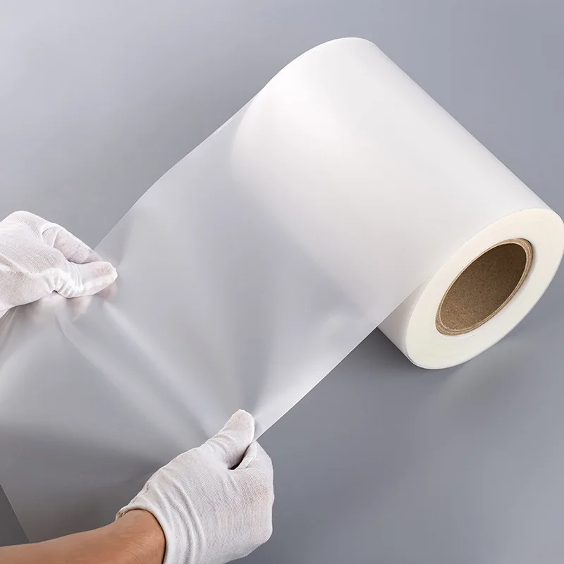 

Ultra-thin Matte PET Release Film Frosted Polyester Film Anti-glare Subtle Matte Liner Film for Industrial Die Cutting Printing