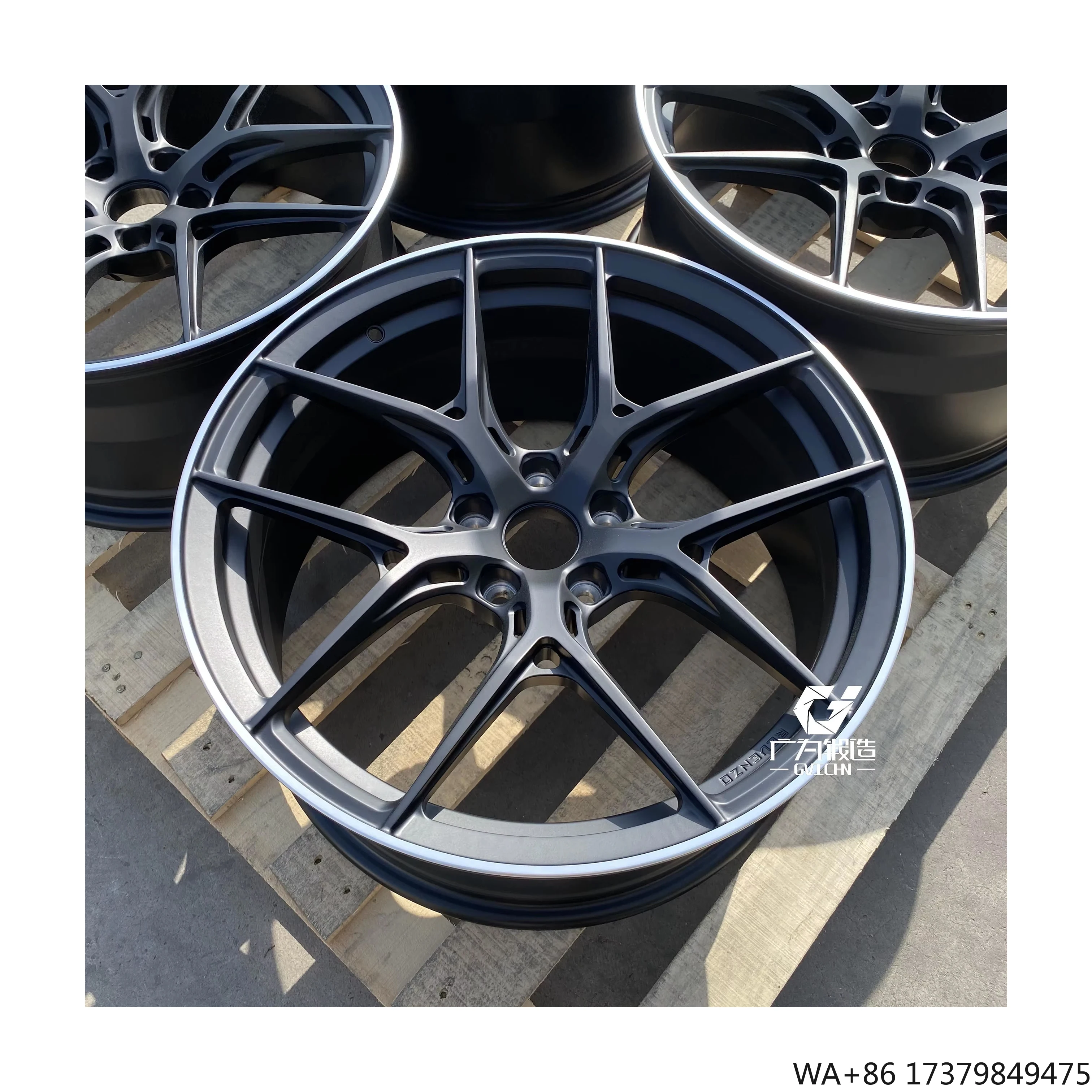 

Custom 16 17 18 19 20 21 22 Inch Forged 6061 T6 Alloy Wheel Rim 5x112 5x114.3 5x120 5 Spoke Concave Passenger Car Wheels