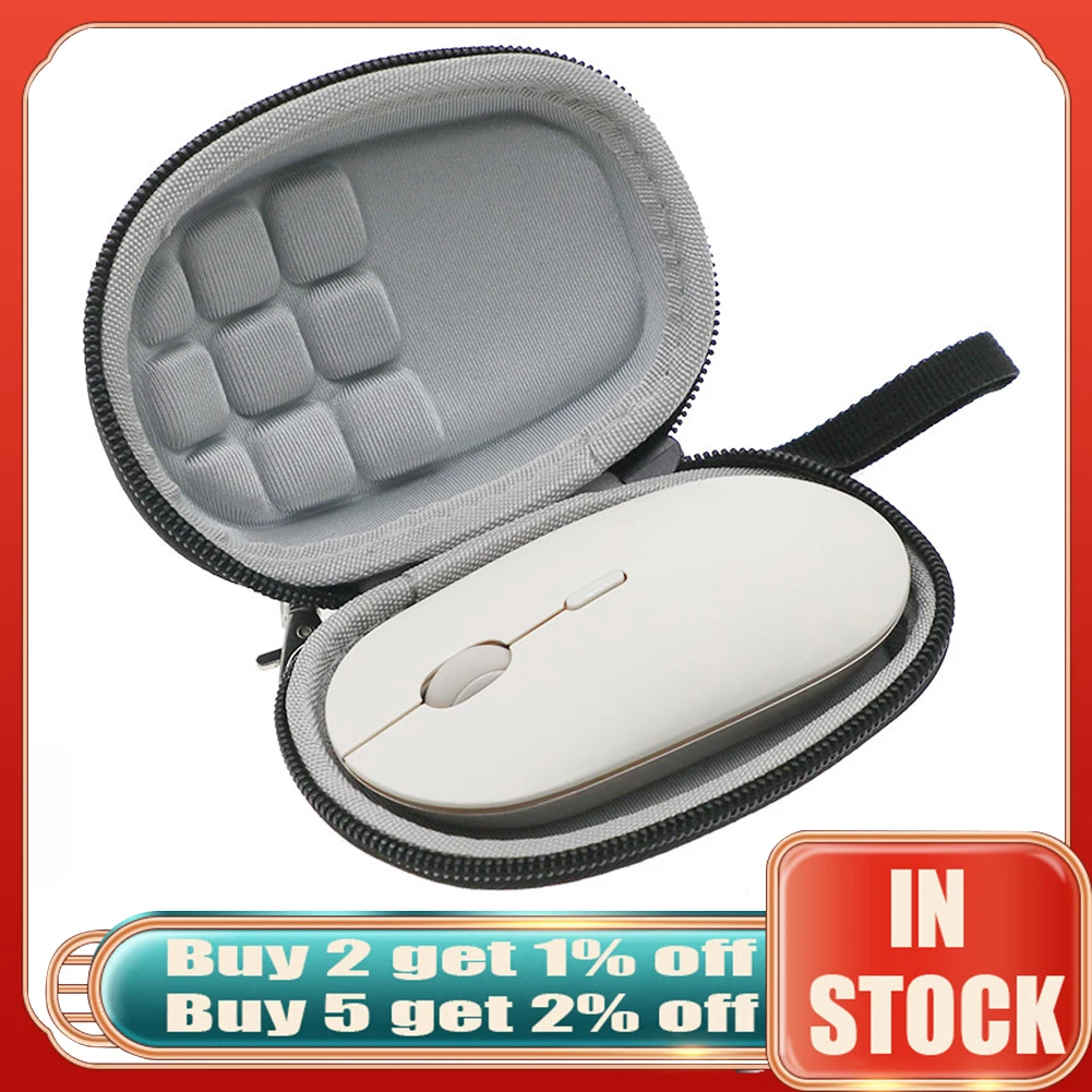 Mouse portátil 3 Bolsa de transporte, Gaming Mouse Caixa de armazenamento, Impermeável Hard Shell EVA Case, Mouse Pouch sem fio, Xiaomi