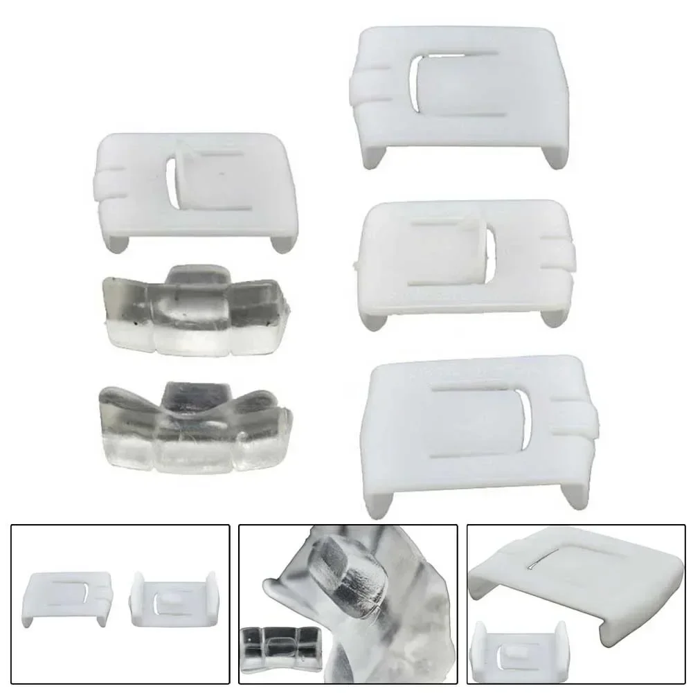 CarHome 6x Seat Rail Runner Clip Slider Guide Piece191881213 171881213B 435881203A For MK1 MK2 MK3 Golf Corrad Seat Car Plasti