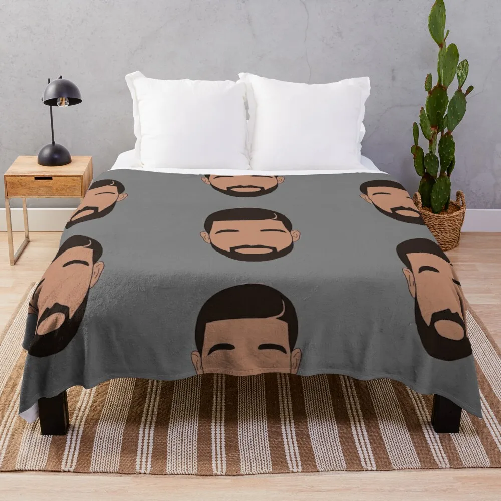 

Drake head Throw Blanket Fleece blanket blanket with well thick king wool throw blanket fur