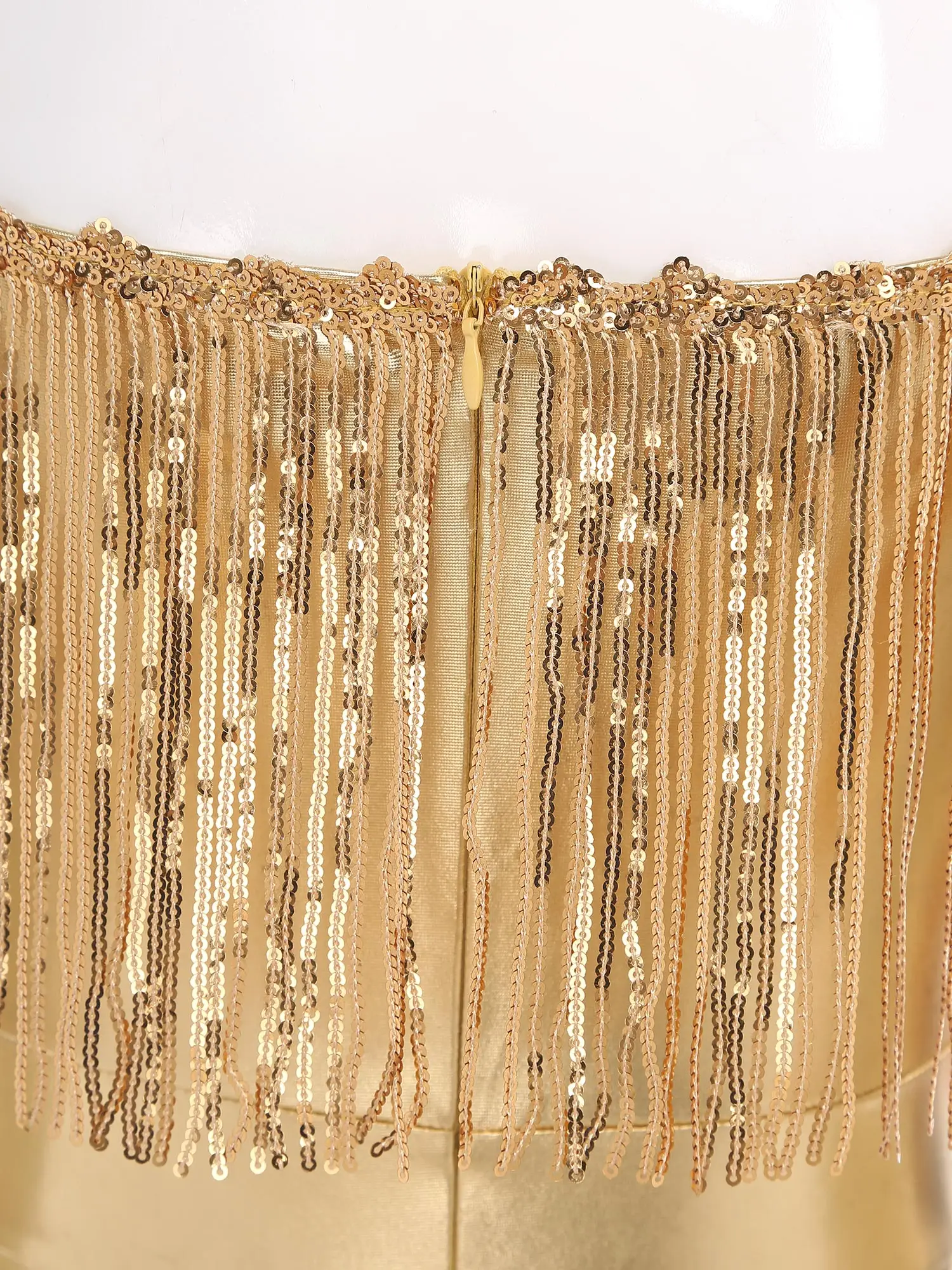 Kids Girls 70s Disco Jazz Jumpsuit Sleeveless Sparkly Sequins Tassels Flared Rompers Beauty Contest Outfits for Banquet Pageant image 5