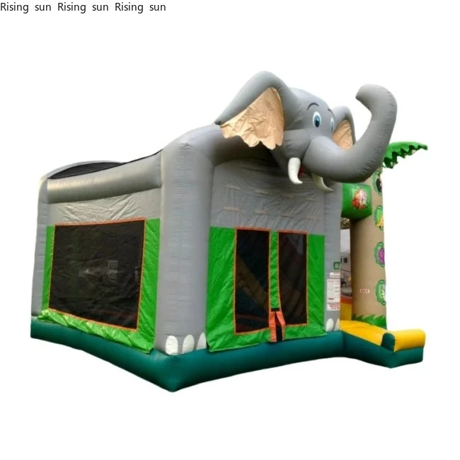 

Outdoor Infla Toy Jumping Castle For Sale Infla Elephant Bounce Castle Kids