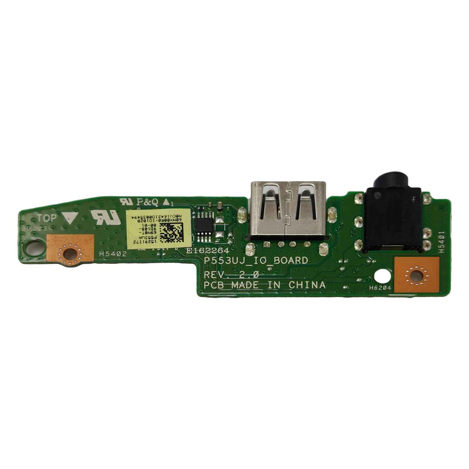 Original Für ASUS P553UJ USB AUDIO interface kleine bord P553UJ IO BOARD REV 2,0 getestet gute Schnelle Schiff