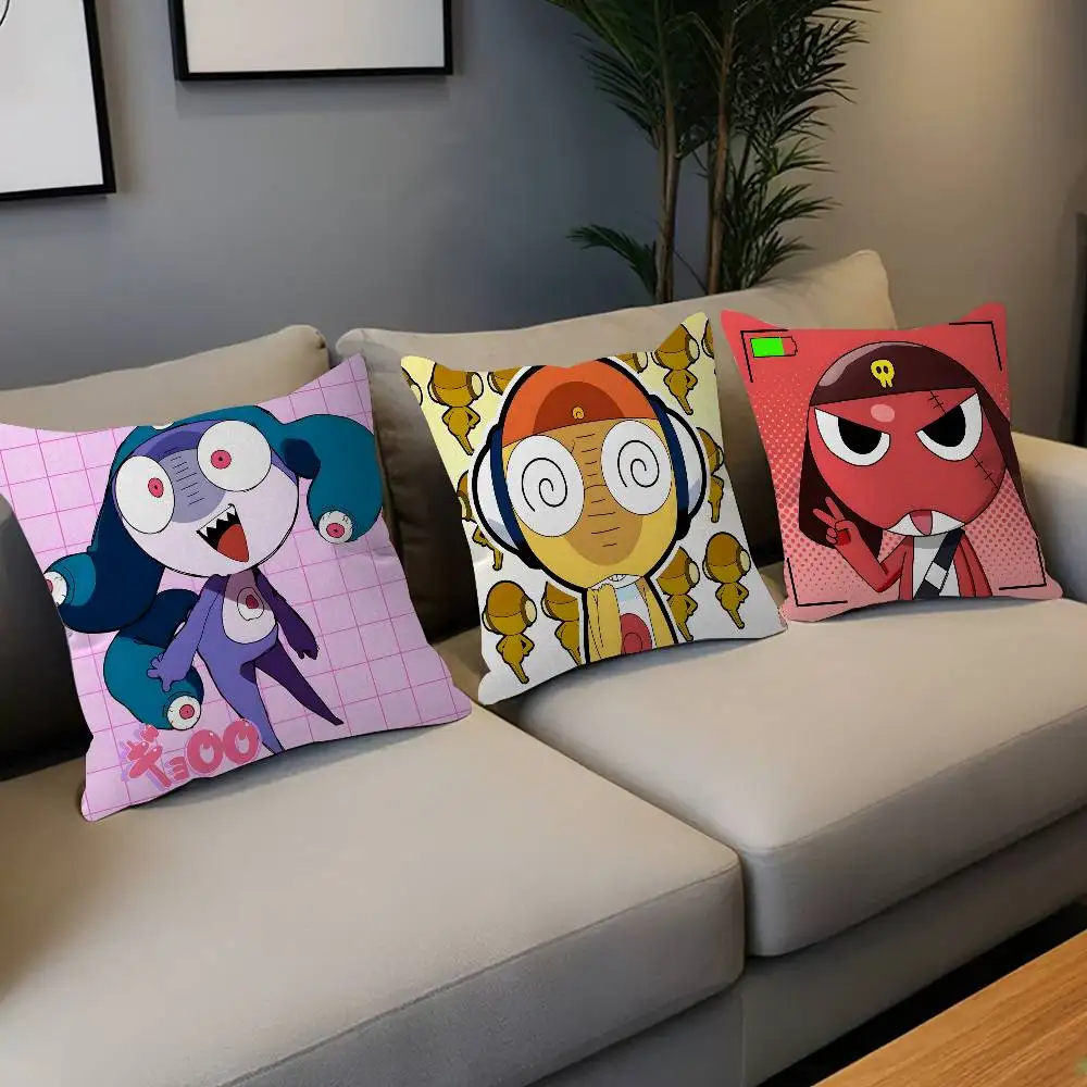 Hot Gunsou Keroro Frog Personalized Pillow Dust Cover Bedroom Kids Party Decoration Pillowcase Birthday Children Gift