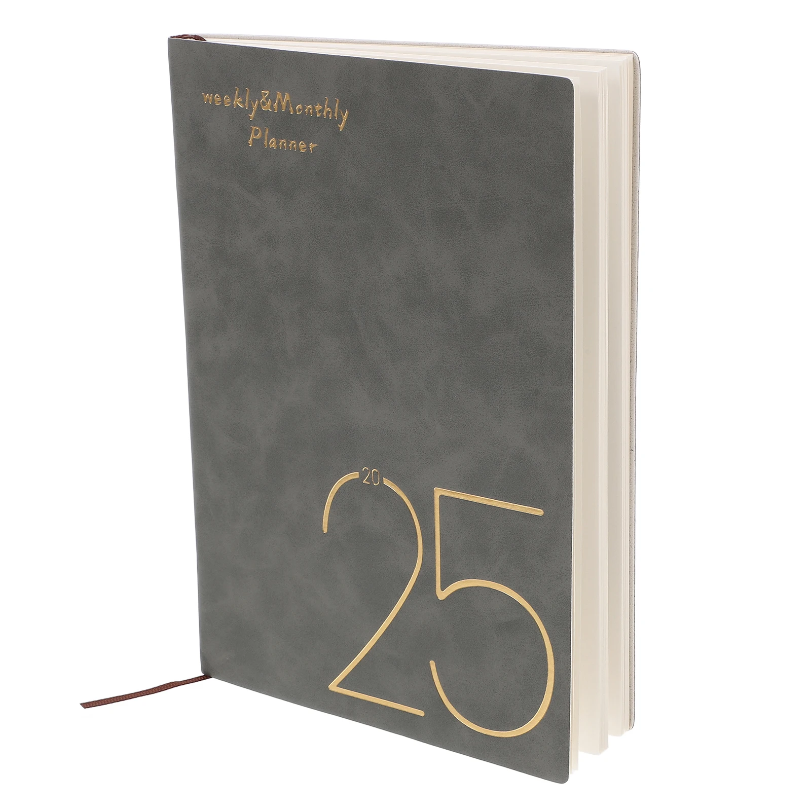 

2025 Agenda Book Daily Planning Notepad Household Planner Organizer Notebooks Portable Academic Planner Modern Style