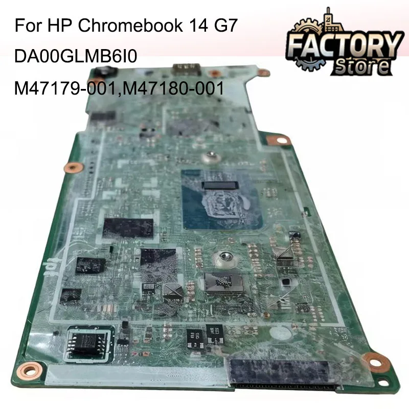 Compatible DA00GLMB6I0 Mainboard for HP Chromebook 14 G7 Repair Replacement Board N4500 CPU 4GB Onboard RAM 64GB eMMC 100% test