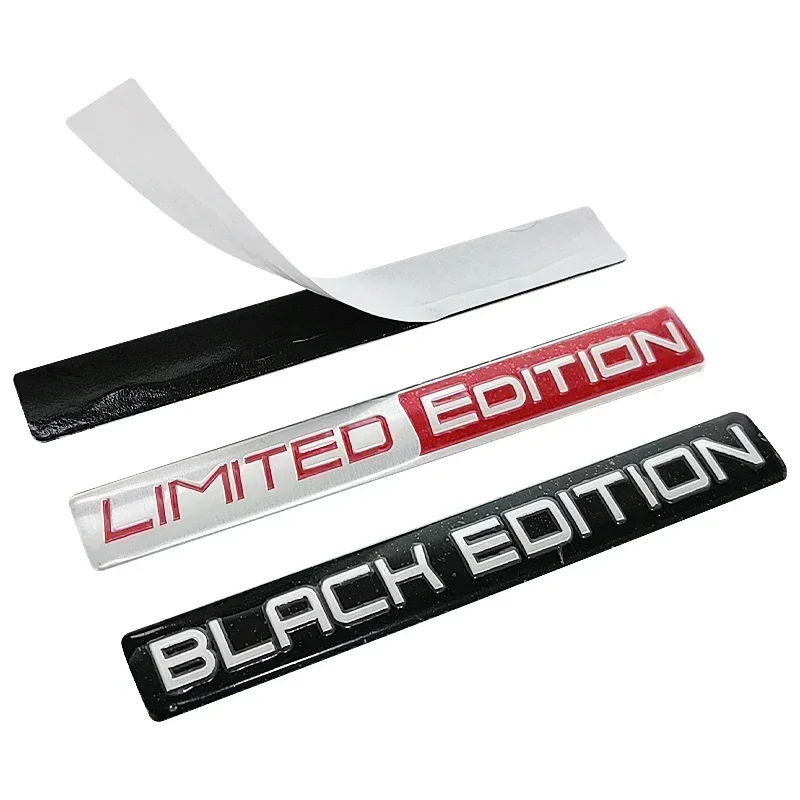 Emblema para Carrocería, Edición Limitada Black Edition, Adhesivo para Maletero para Ford Fiesta, Focus, Mondeo, Kuga, Ranger, Ecosport, GT, Transit