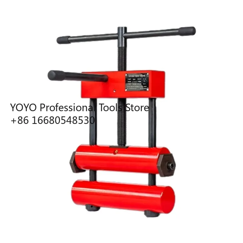 as6ESM4PE Manual PE Pipe Squeezer Industrial Professional Tube Squeezing Off Machine for Plastic HDPE PVC Pipes 63-125 mm