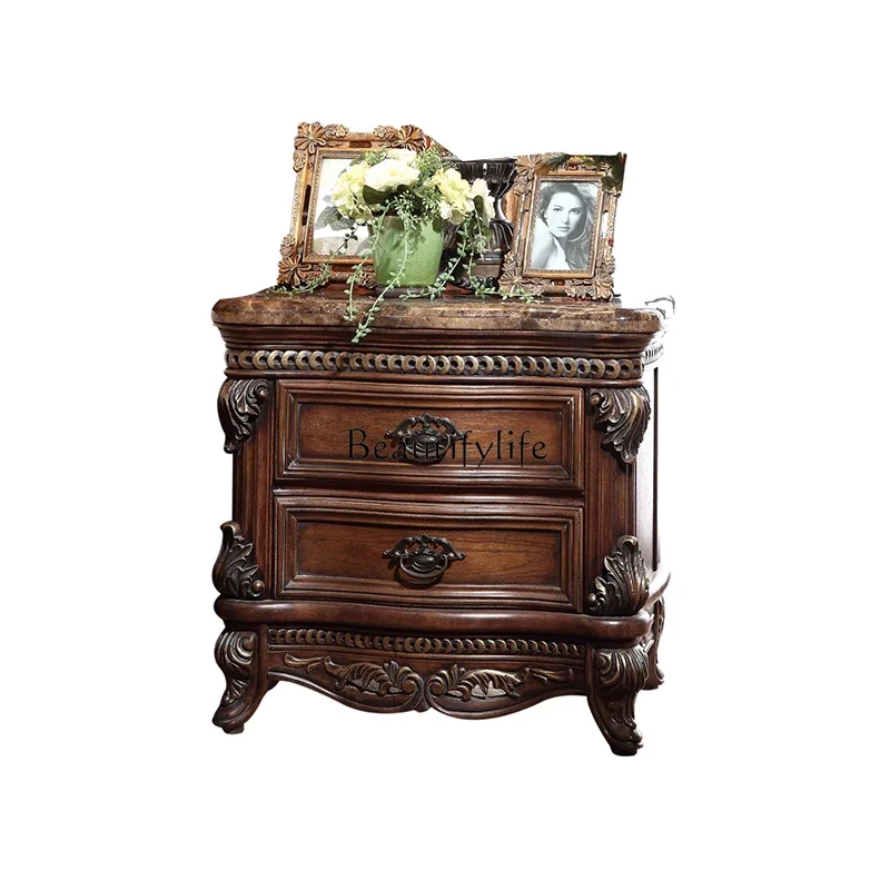 

ls 18European-style home luxury storage lockers, villa old bedside tables