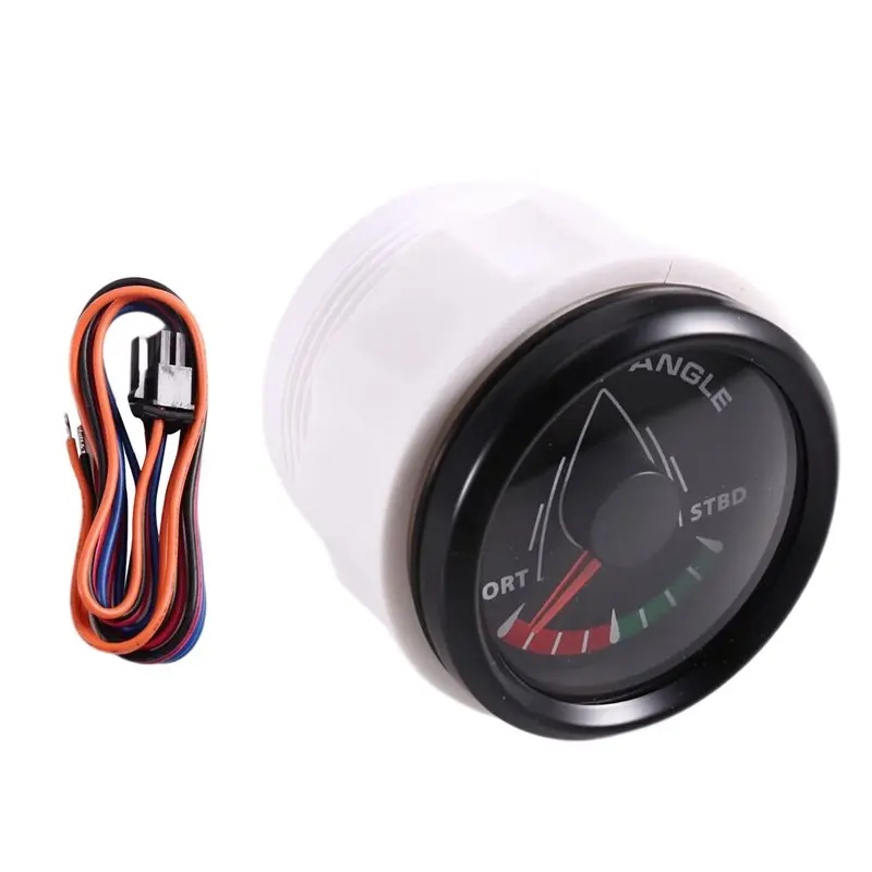 

AT92-52Mm 0-190Ohm Waterproof Boat Marine Rudder Angle Indicator 8 Color Backlight For Car Truck 12V/24V