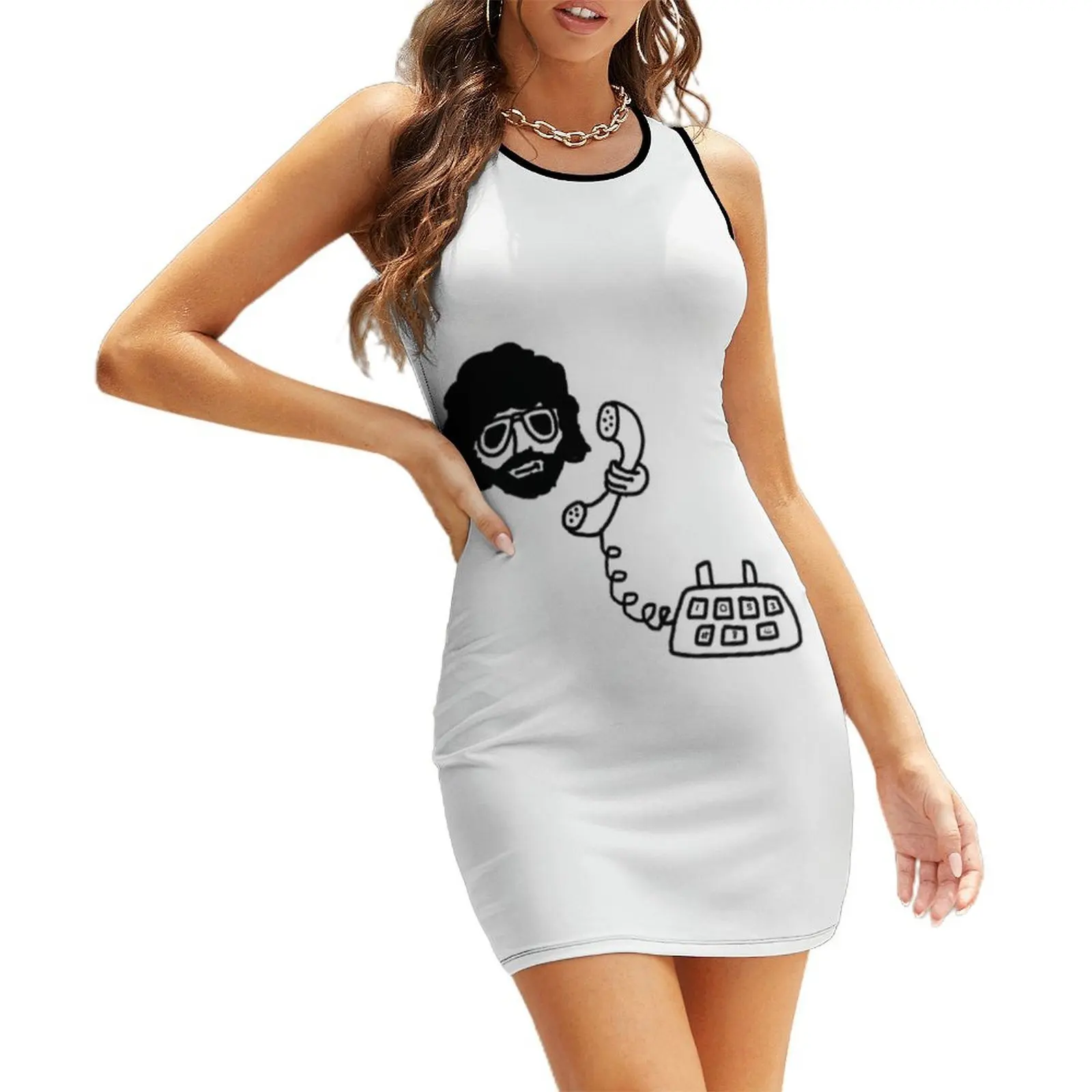 

Elo, Jet Flynn Speaking Sleeveless Sundress luxury woman evening dress summer dress daily women's clothing summer 2025 novelties