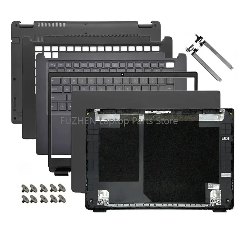 For Latitude 3410 E3410 Laptop LCD Rear Cover/Front Frame/Palm Pad Keyboard/Bottom Cover/Hinge 0GMYC0 00MC2P 0VMY1K Black