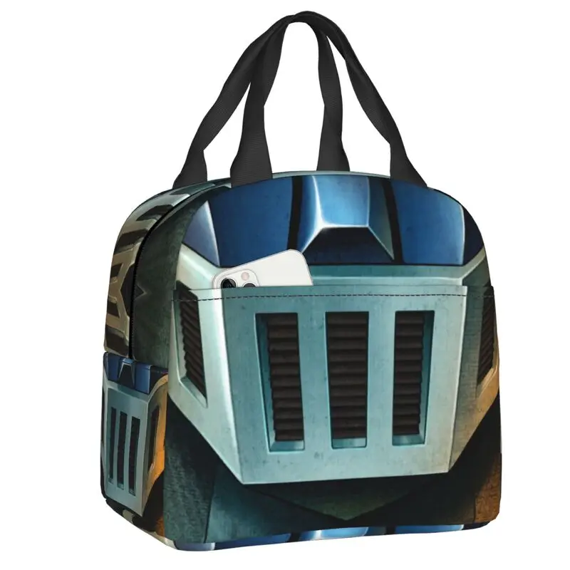 

Custom G-Grendizers Z Insulated Lunch Bags for Camping Travel UFO Robot Goldrake Leakproof Thermal Cooler Bento Box Women Kids