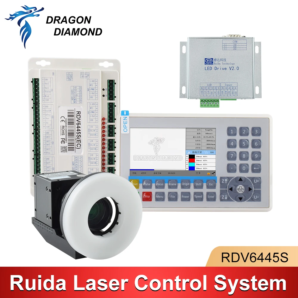 

Standard Set Ruida RDV6445S CCD Visual RDVision CO2 Laser Controller System for Laser Cutting Engraving Machine