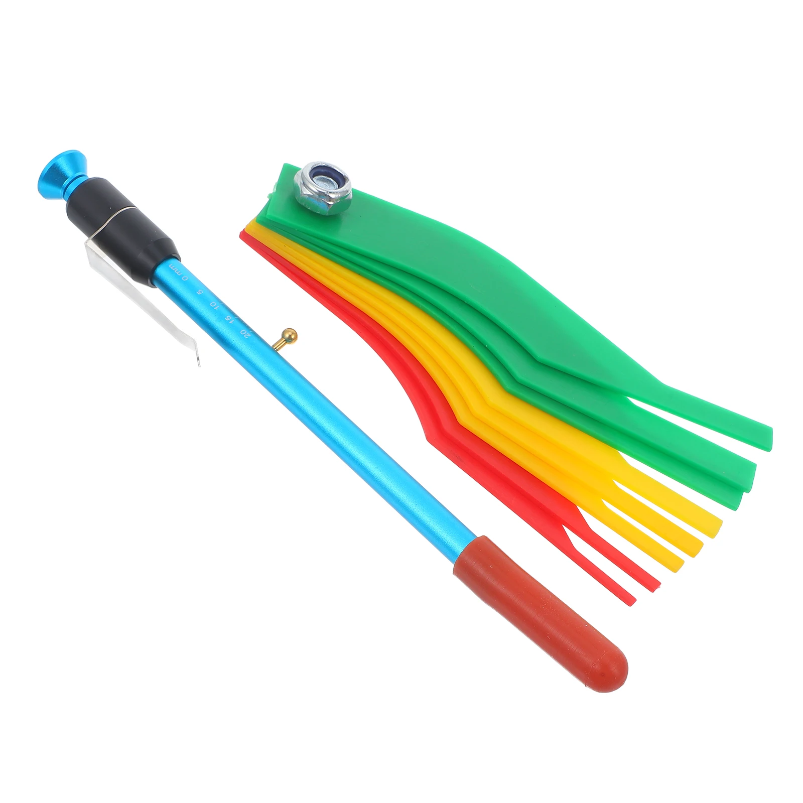 

1 set Measuring Tool Metal Plastic Thickness Gauge Pen Ruler Car Brake Pad Measuring Brake Measurement Tools
