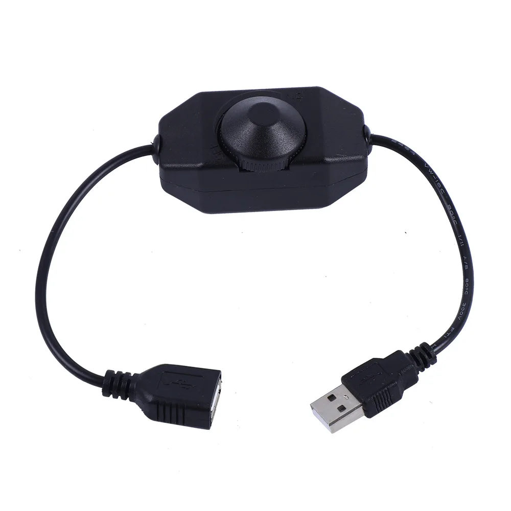 USB LED Knob Dimmer DC 5V Brightness Adjust Switch Controller Connector for 5050 3528 2835 5V Lights Strip Stepless Dimming