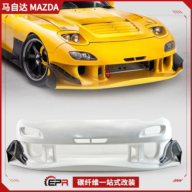 

Suitable for Mazda RX7 FD3S Amagiya full set of REGT resin fiber modified parts, front bar air knife large surround