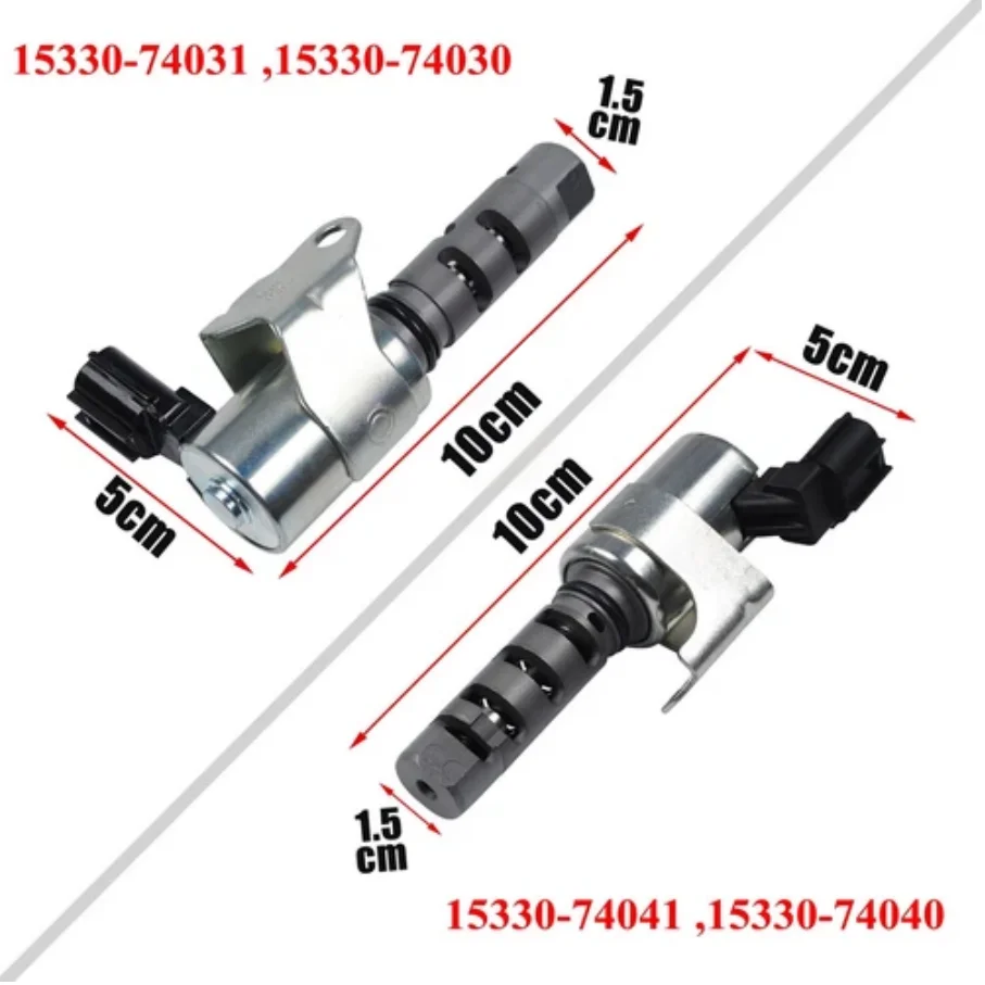 2pcs 15330-74030 15330-74040 Variable Valve Timing Solenoid  For 1999-2005 Toyota Altezza Beams 3SGE SXE10 2.0L