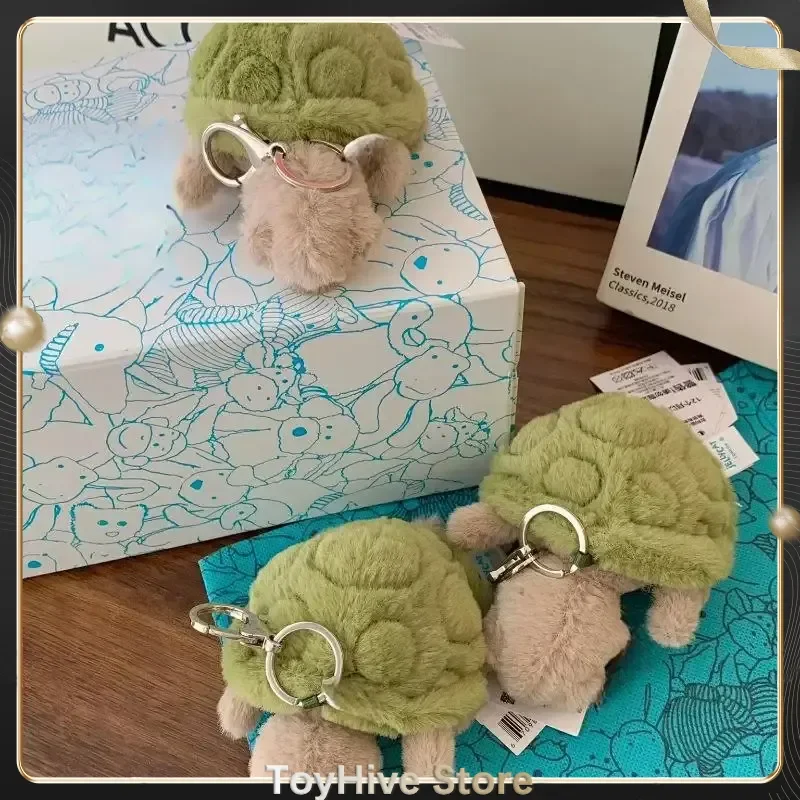 【In Stock】Jellycat Mr. Timmy Turtle Pendant Keychain Cute Girl Bag Doll Plush Toy Key Ring Cute Turtle Plush Toy Baby Doll Gifts image 5