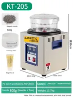 Excellent Top Quality KT186 220V Electromagnetic Magnetic Polishing Machine Metals Polisher Diamond Jewelry Polishing Tumbler Gr