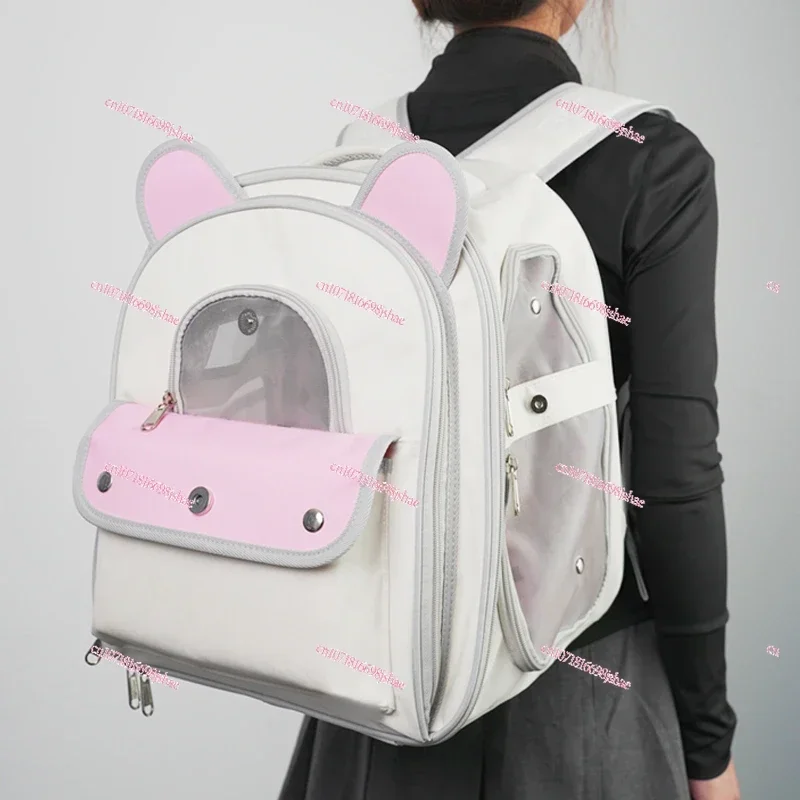 Portable Cat Backpack Cat Pet Outing Bag Dog Backpack Outing Backpack