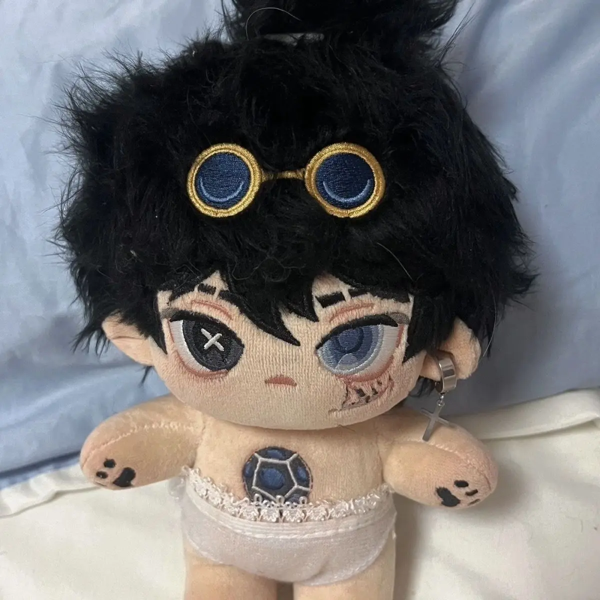 Peluche de 20cm de Game Identity V, Cosplay de tungsteno con muñeco de esqueleto, juguetes para colección de Fans, regalo de cumpleaños de felpa