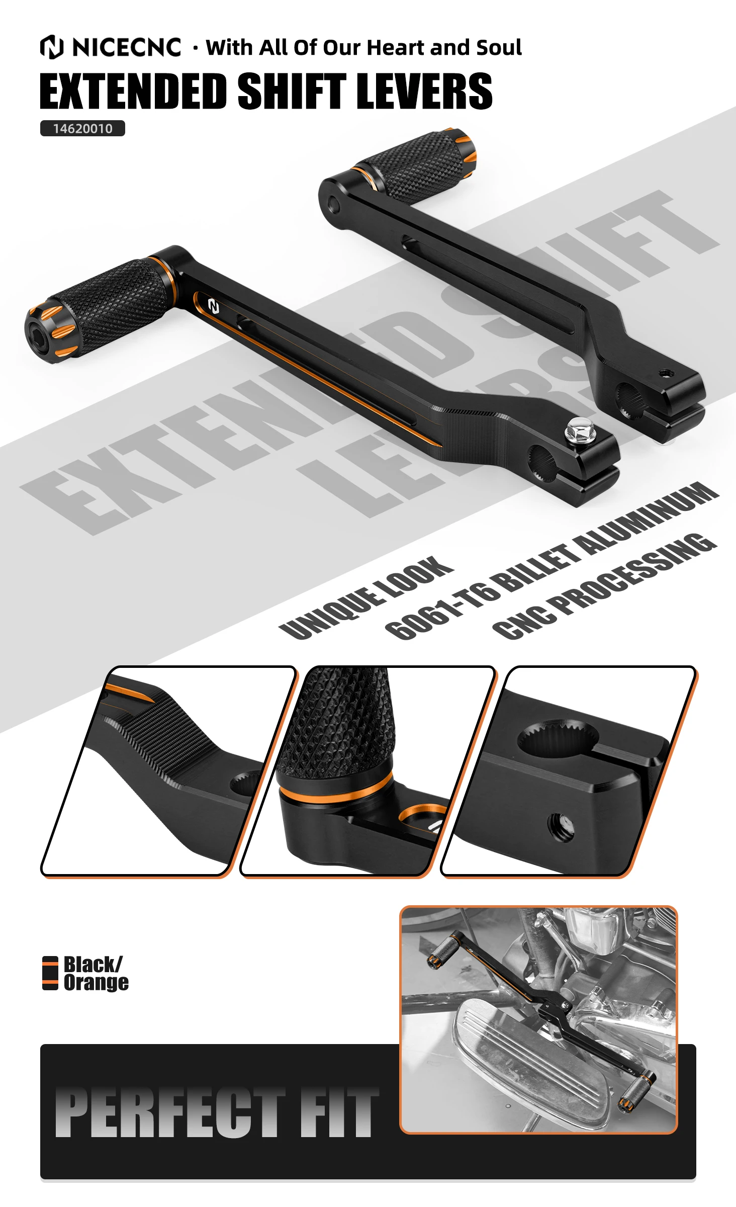 Für Harley Road Glide FLTRX FLTRXS 2015-2024 Fahrer- und Beifahrer-Fußrasten, Hinterer Bremshebel, Schalthebel, Street Glide FLHX 17 – Detail 26