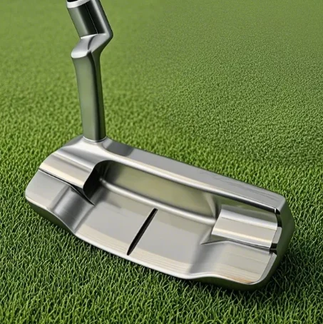 شعار مخصص للرجال مجموعة نادي الجولف لليد اليمنى واليسرى مع عمود من الفولاذ المقاوم للصدأ وقبضة مطاطية ورأس مضرب فارغ طحن باستخدام الحاسب الآلي