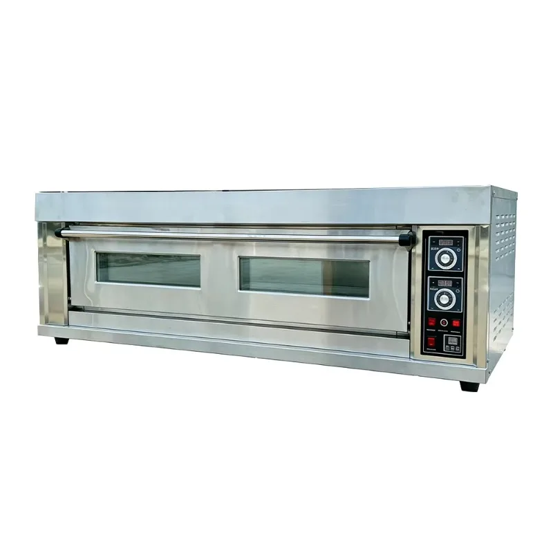 Easy Maintenance Independent Control  1 Deck 3 Trays Electric Oven