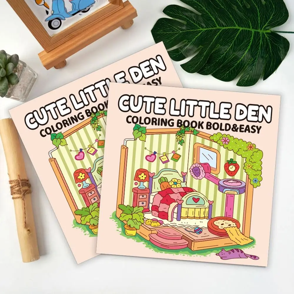 

Watercolor Children'S Drawing Scroll Color Filling Drawing Children Drawing Roll Bold-easy Patterns Coloring