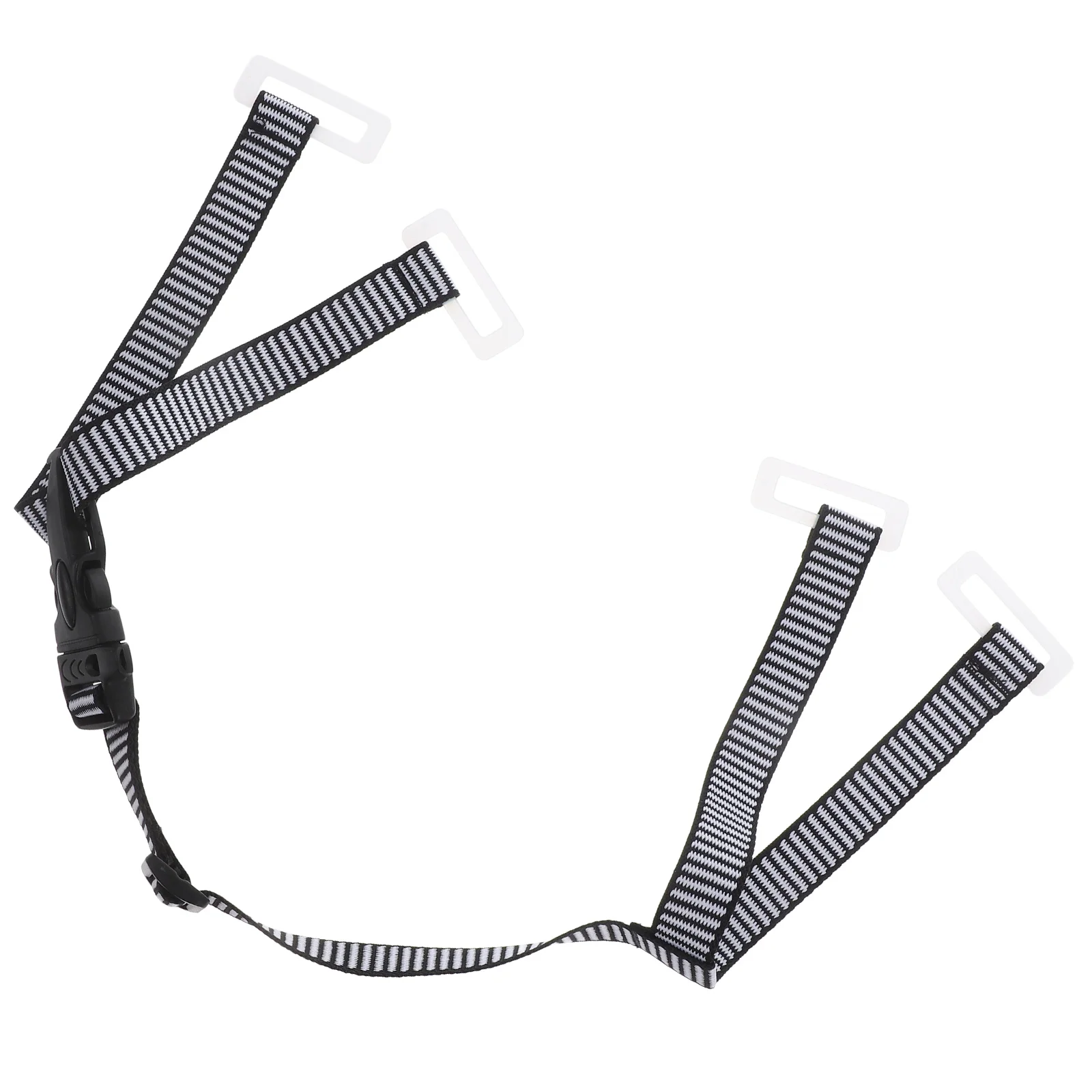 

Safety Accessories Y-shaped Chin Strap Four-point (black) 1pcs Liner Adjustable