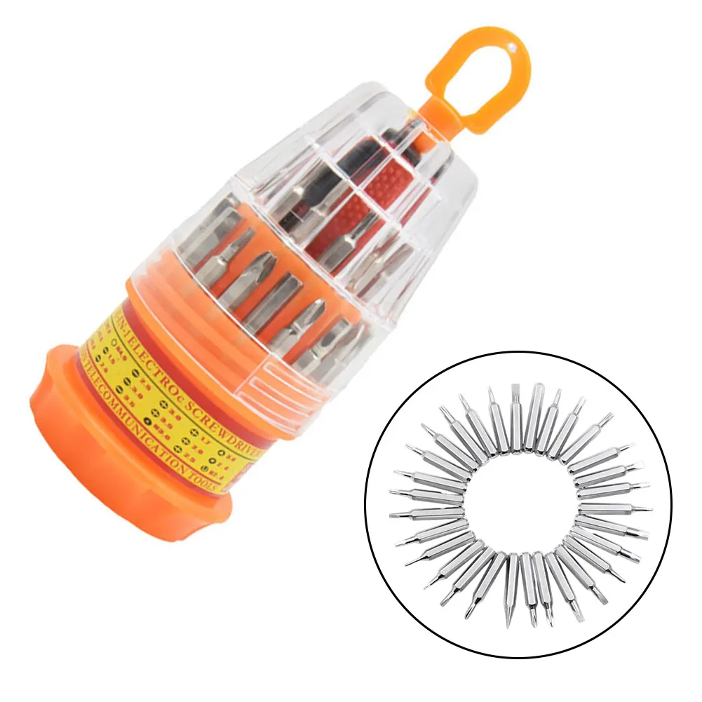 

31 Pcs IN 1 Precise Chrome Vanadium DIY Screwdriver Bit And Ratchet Screwdriver Pocket Precision Screwdriver Set Hand Tools
