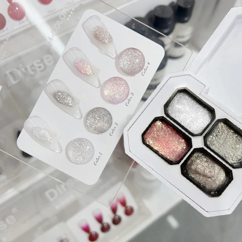 

1 коробка, клей, платиновый клей, однотонный лак для ногтей, сплошной цвет, гель с постепенной сменой, дизайн ногтей, сделай сам, ювелирный инструмент для начинающих