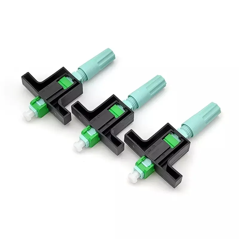 50/100pcs SC Fiber Optic Connector APC UPC Single Mode Optical Fast Connector 58mm FTTH Fiber Quick Connector upc Free Shipping