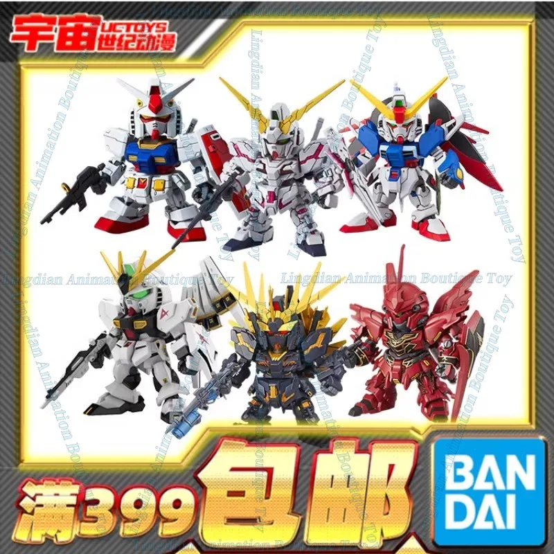 In Stock Original BANDAI SDEX Gundam Original Assault Liberty Red Heretic Ascension Liberty Unicorn Assembled Model