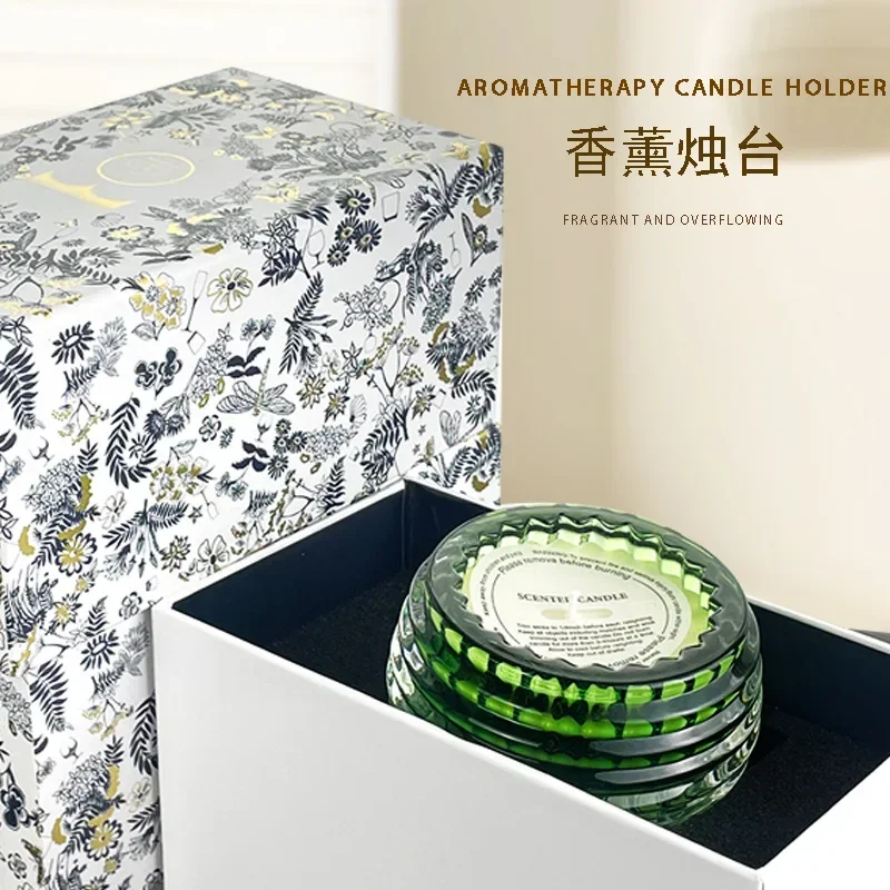 Scented candle gift box set, calming the nerves and helping sleep, bedroom fragrance, romantic handmade essential oil, niche