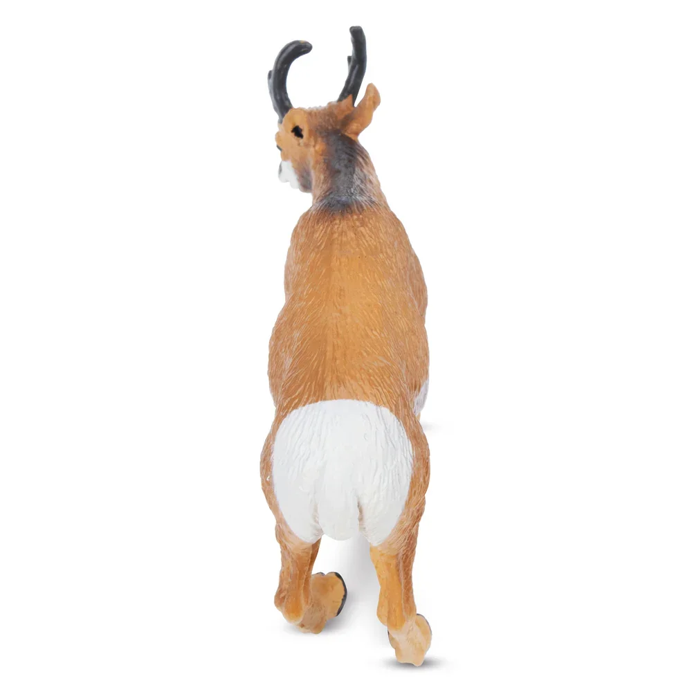 Toymany Simulation Pronghorn Wildlife Tier Modell Spielzeug Mini Figuren Puppen Action Figuren Spielzeug Kinder Geschenk Kuchen Dekoration